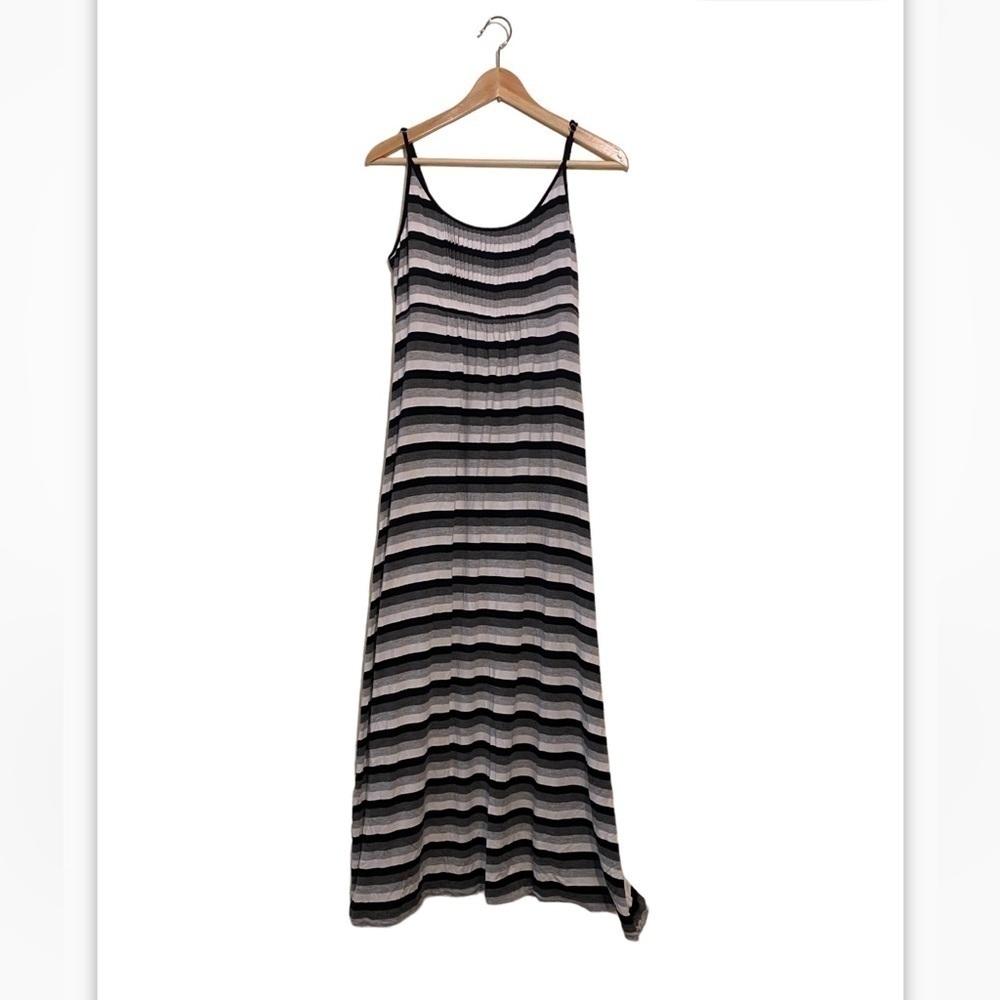 Calvin Klein long stripped dress . Size 8